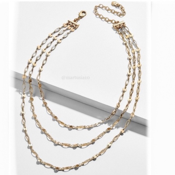 Baublebar Gold Aphrodite Layered Chain Necklace 11$